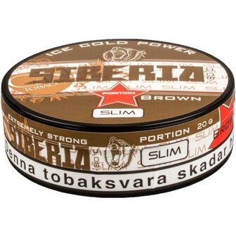 SIBERIA -80&deg;C SLIM BROWN PORTION