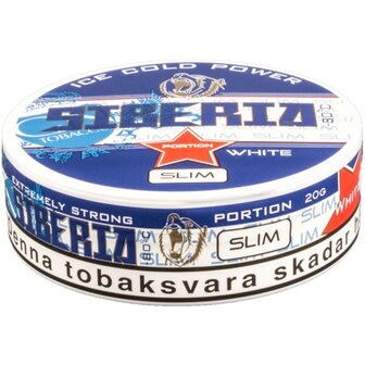 SIBERIA -80&deg;C SLIM WHITE